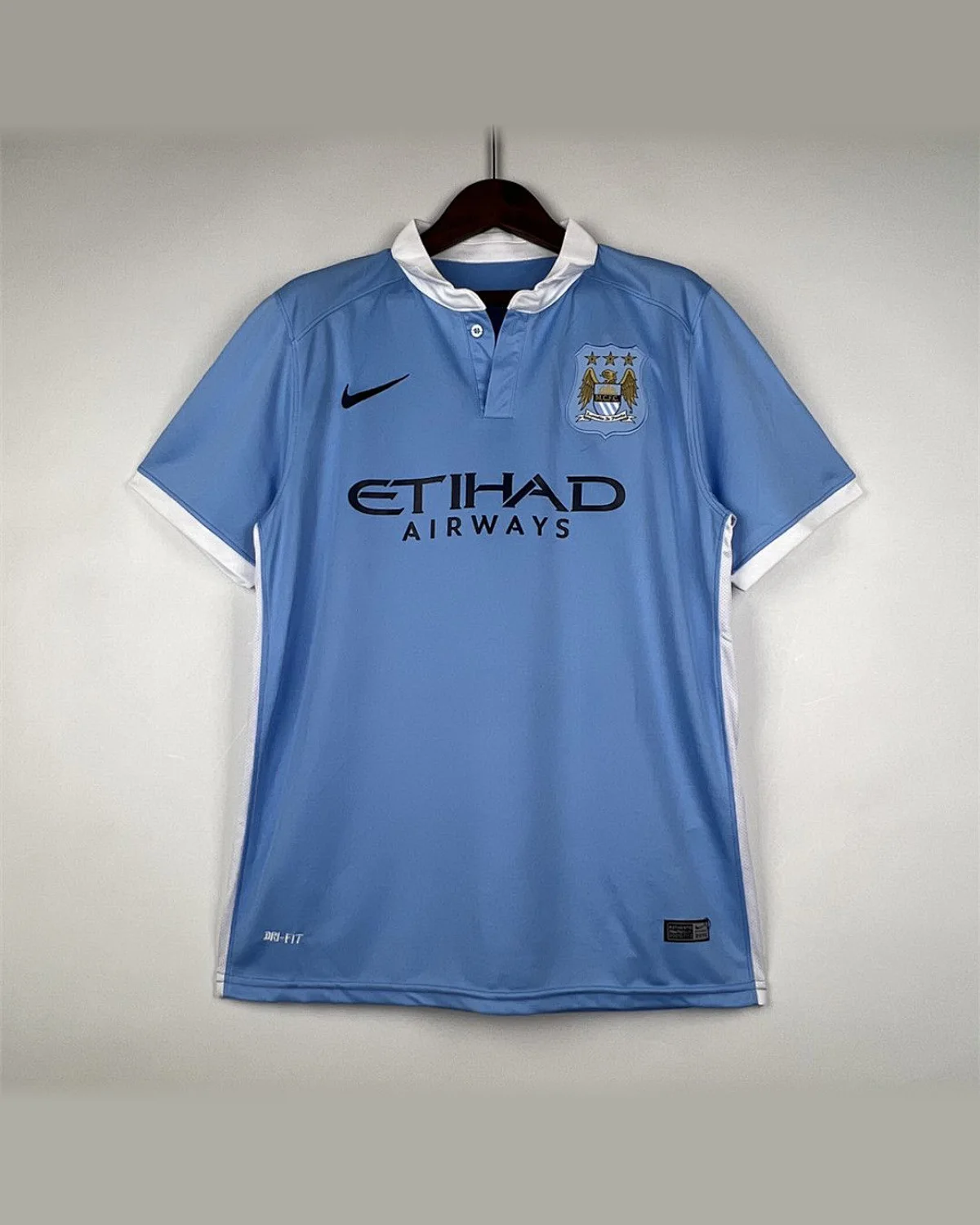 Manchester City Retro 2015/16 Manchester City Home football jersey