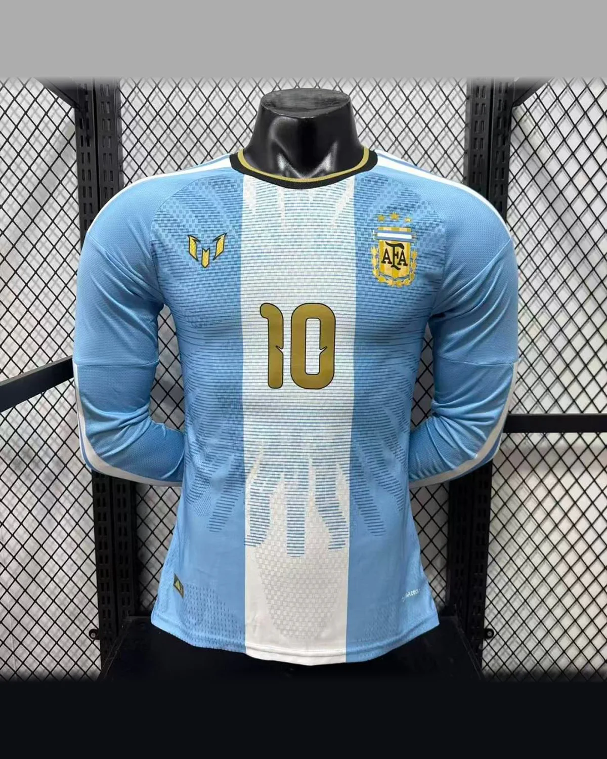 Argentina Argentina Messi Special Edition Long Sleeve - Player Version football jersey
