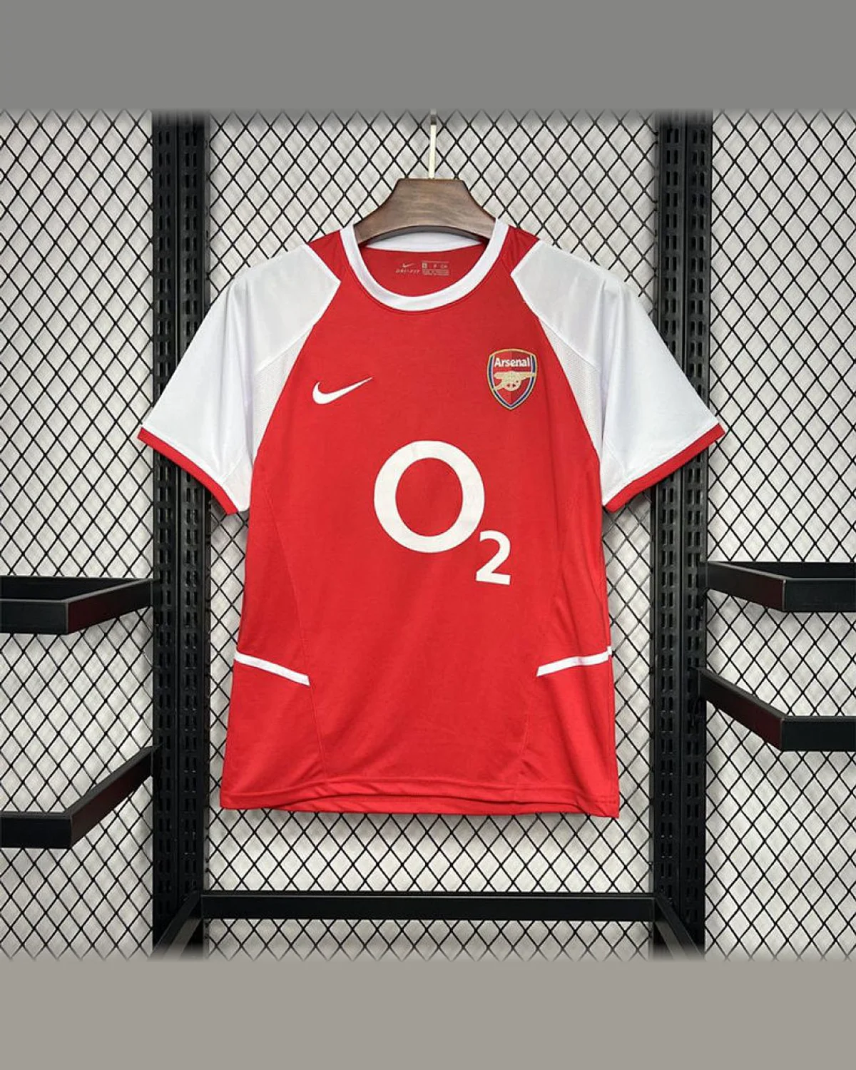 Arsenal Retro 02/04 Arsenal Home football jersey