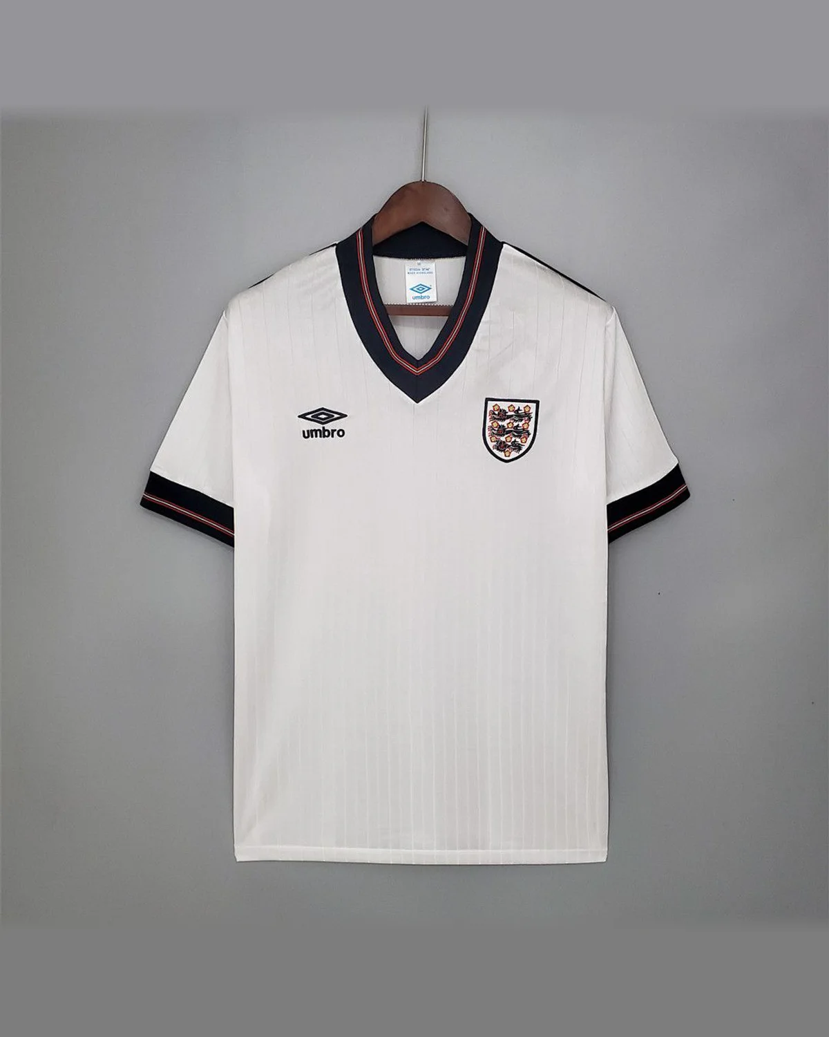 England Retro 84/87 England Home football jersey