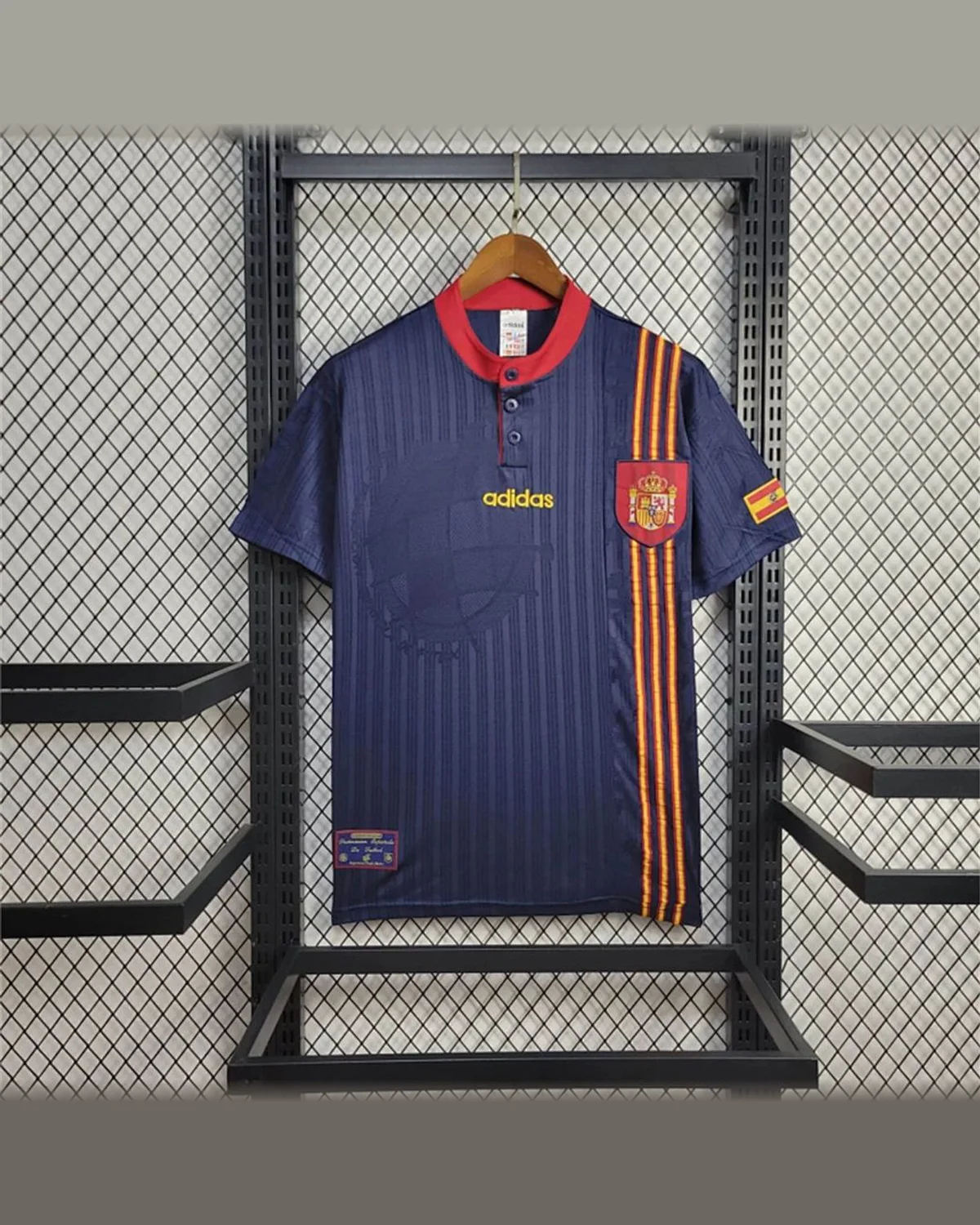 Spain Retro 1996 Spain Away Jersey football jersey