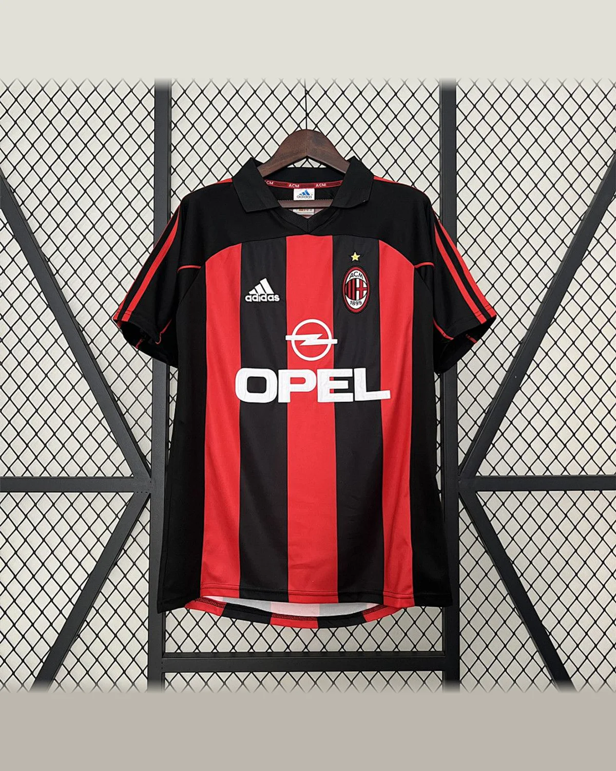 AC Milan Retro 00/02 AC Milan Home football jersey