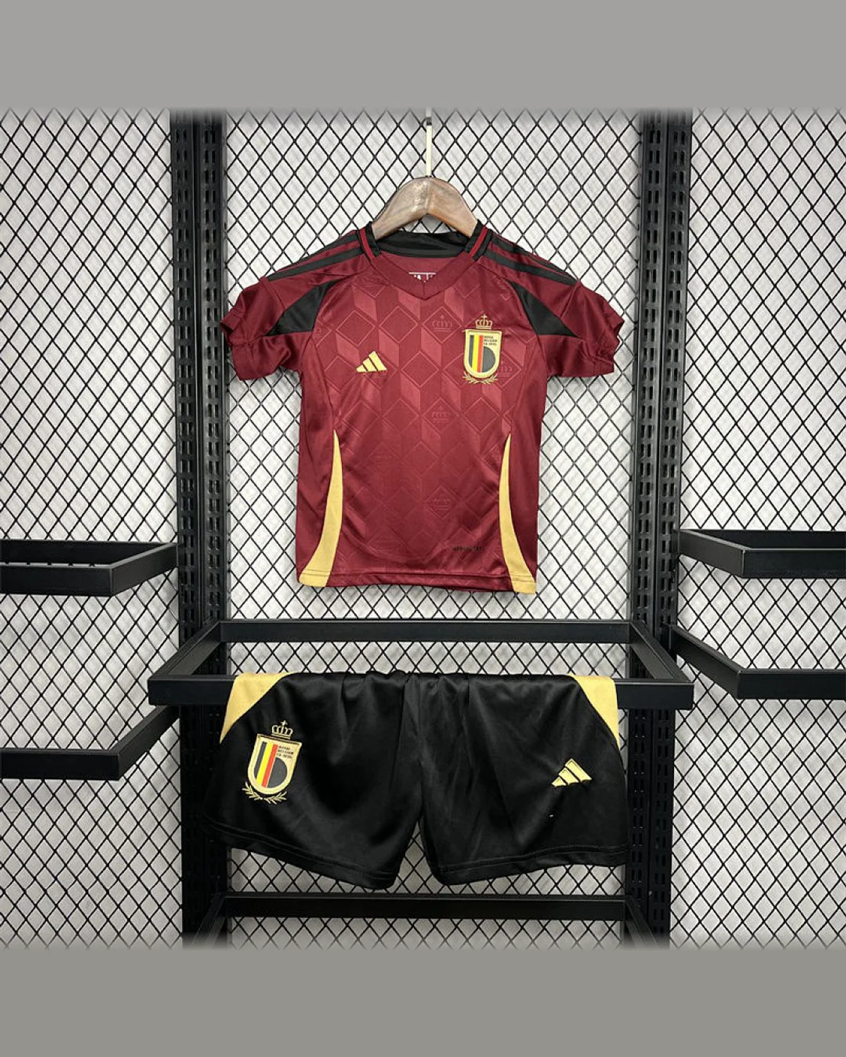 Belgium Belgium 2024/25 Euro Home Kids Kit football jersey