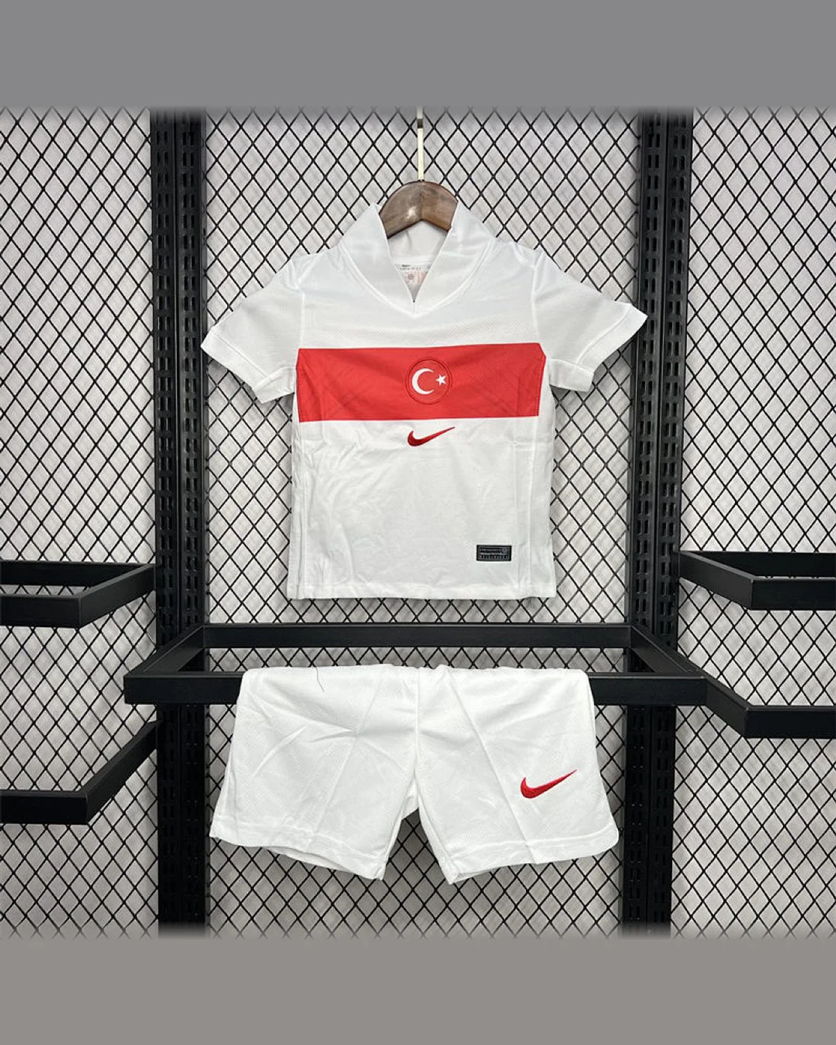 Türkiye Turkiye 2024/25 Euro Home Kids Kit football jersey
