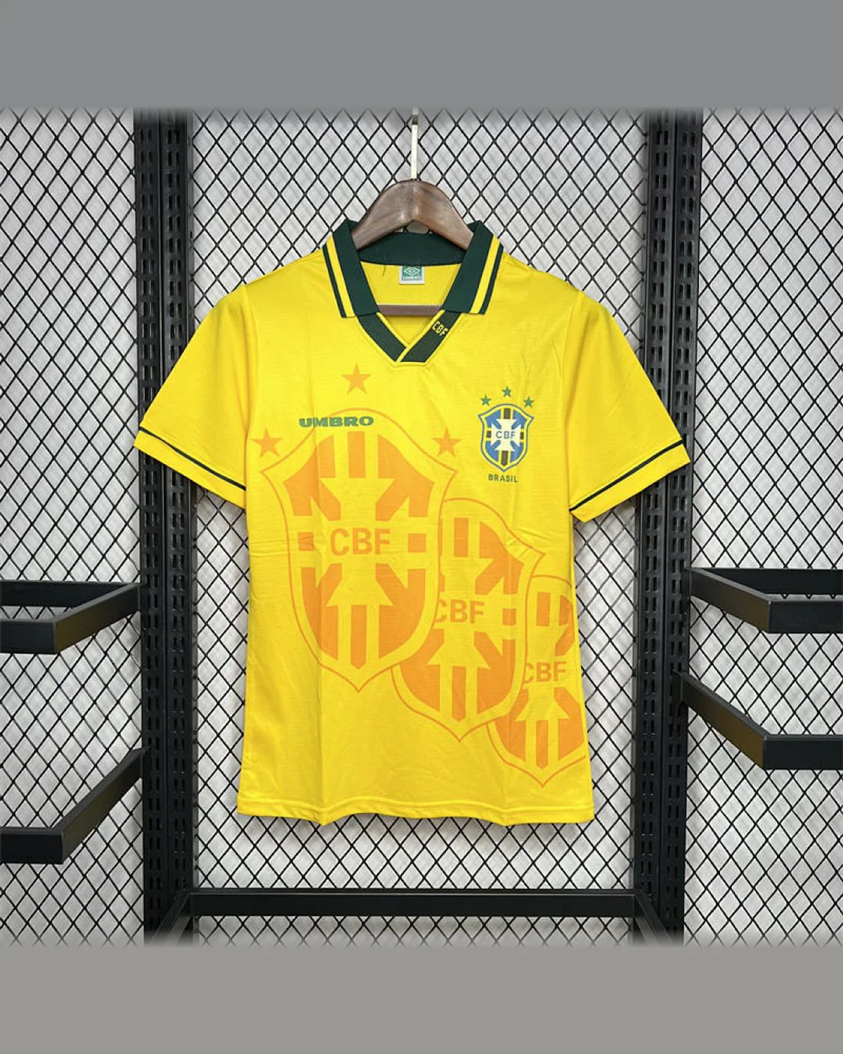 Brazil Retro 93/94 Brazil Home football jersey