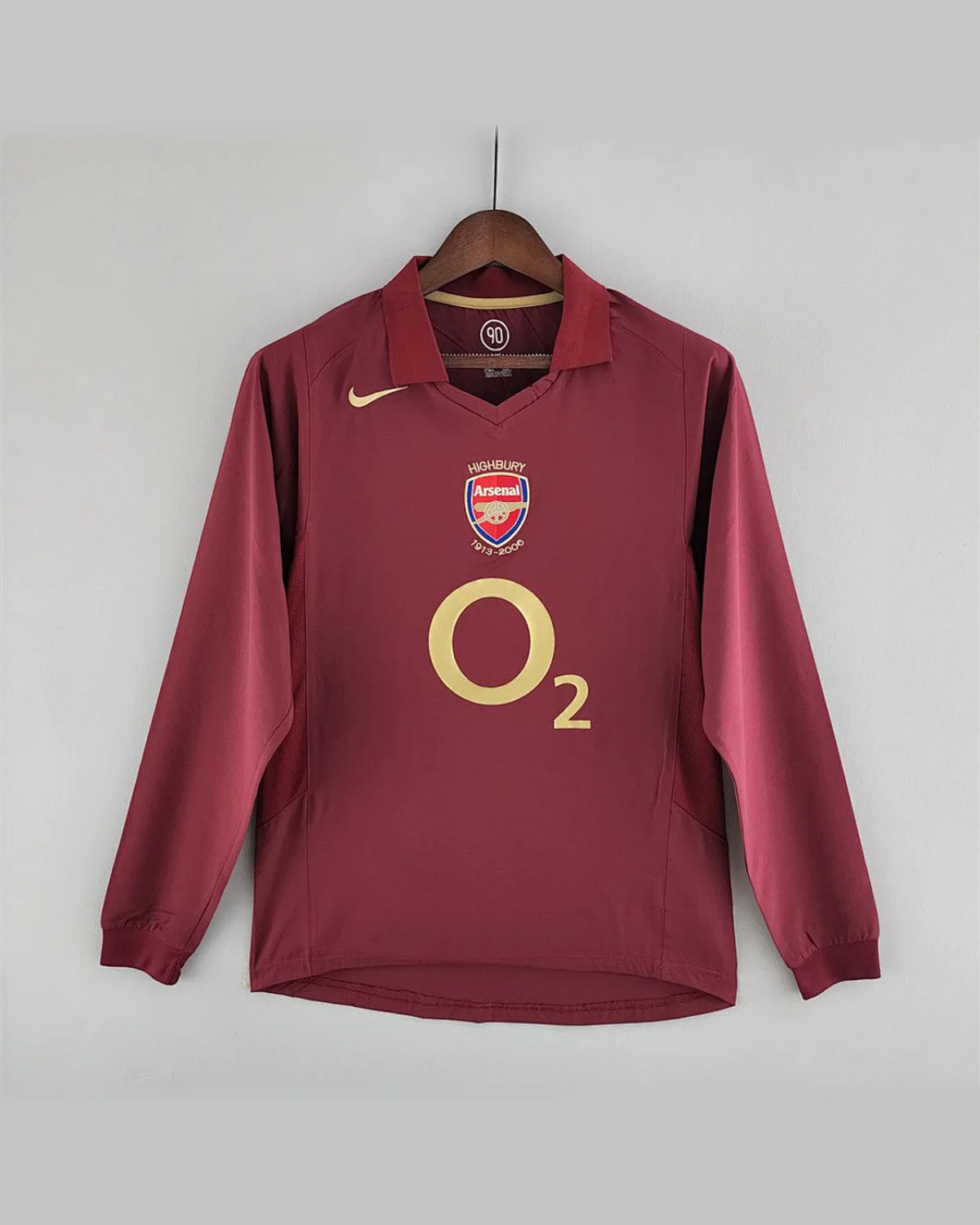 Arsenal Retro 05/06 Long Sleeve Arsenal Home football jersey