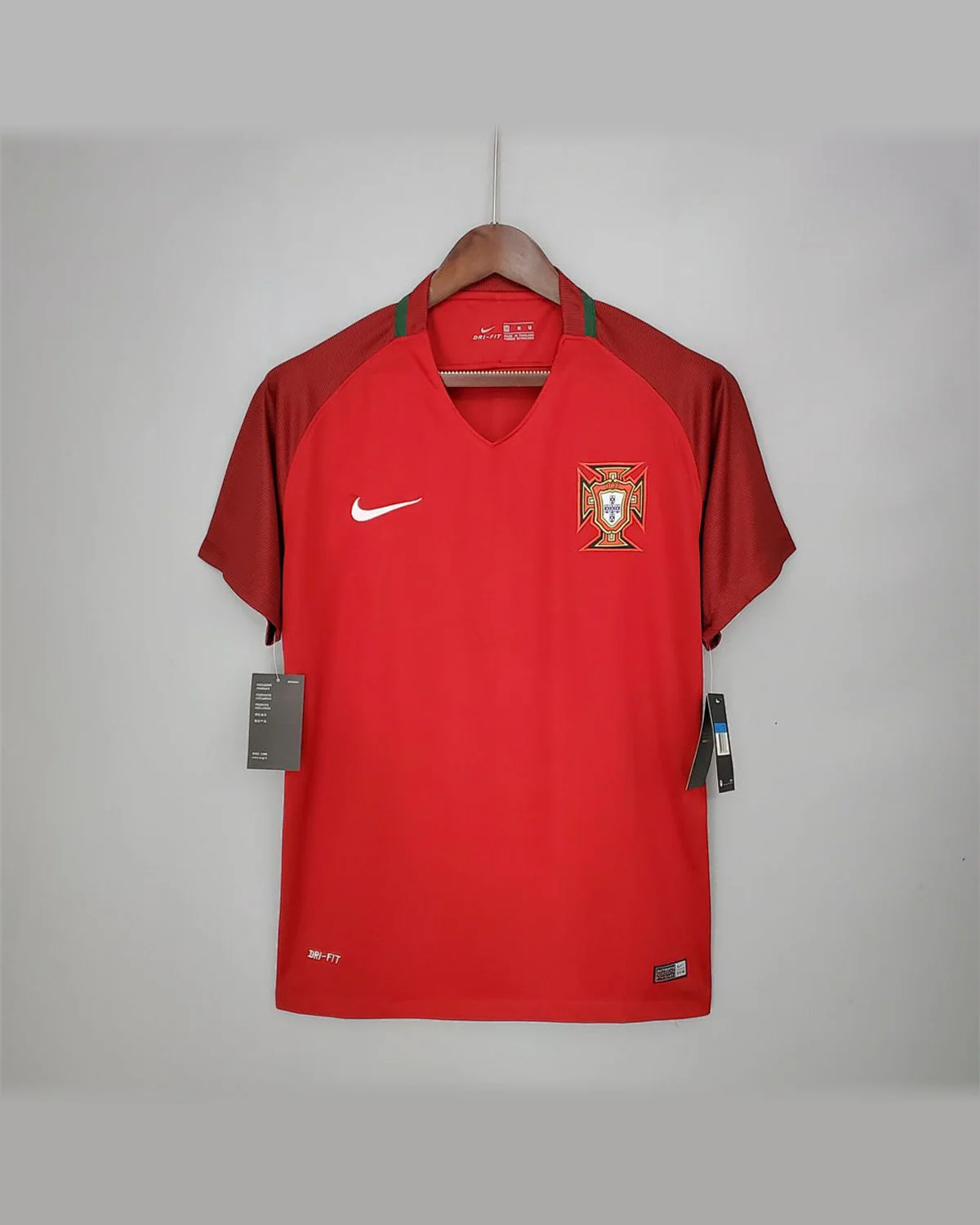 Portugal Retro 2016 Portugal Home football jersey