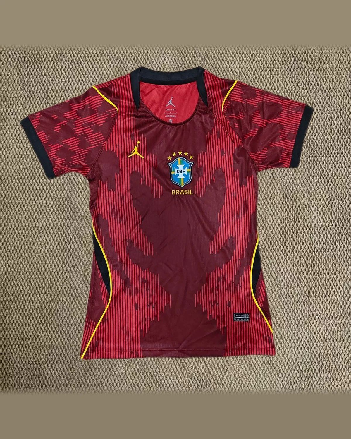 Brazil 2026/27 Brazil Flying Goalkeeper Jersey Wine Red football jersey
