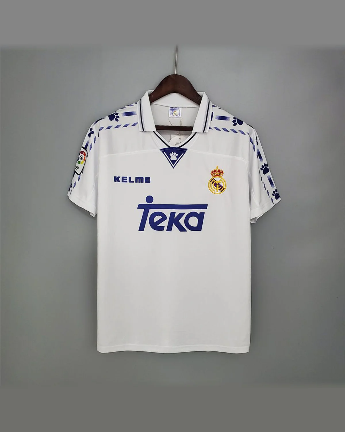 Real Madrid Retro 96/97 Real Madrid Home football jersey