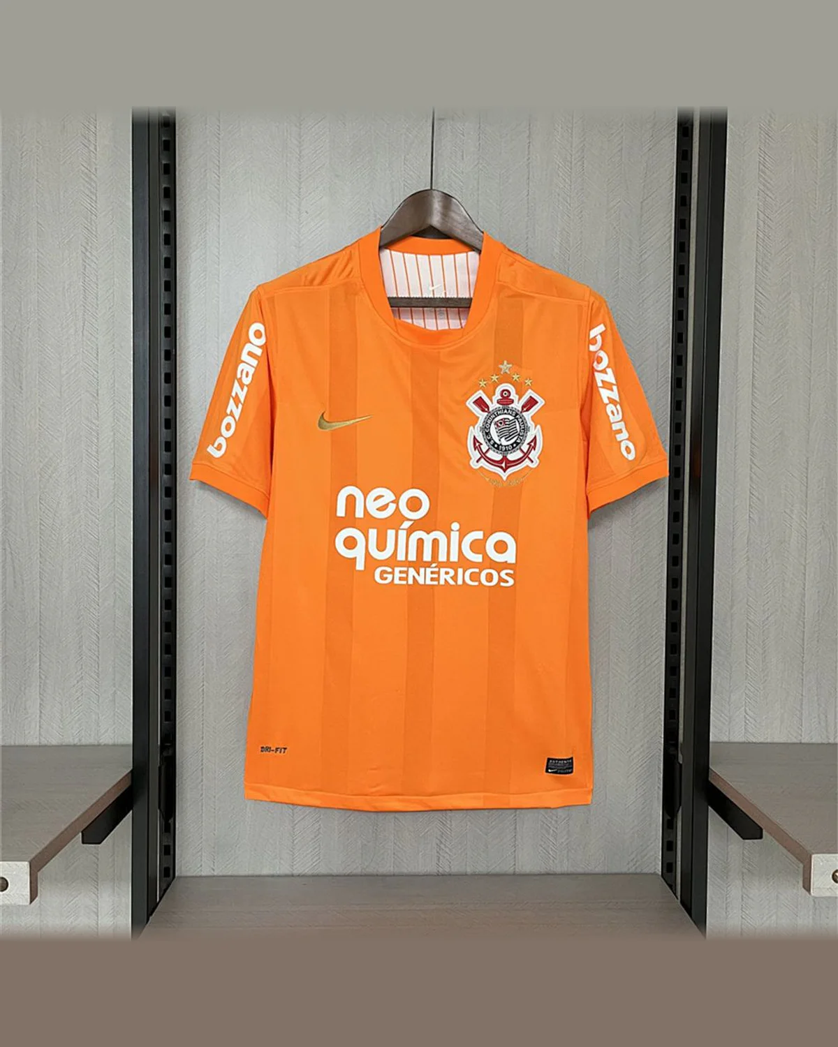Corinthians Retro Corinthians 2010 Goalkeeper Orange Jersey football jersey
