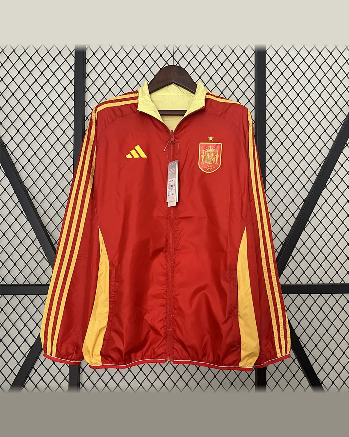 Spain 2024 Spain Trench Coat Reversible football jersey
