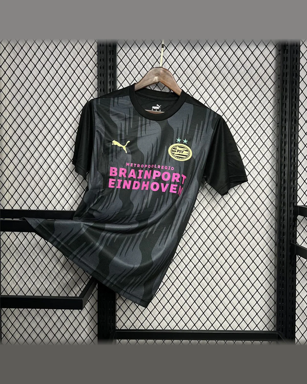 PSV Eindhoven PSV Eindhoven 2024/25 Pre-match training black Jersey football jersey