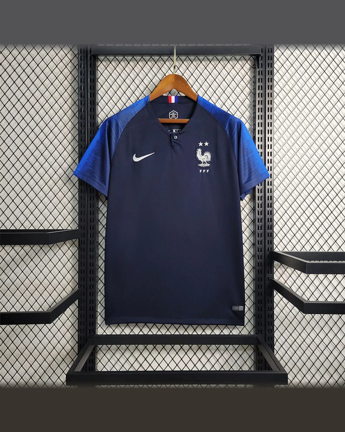 France Retro 2018 World Cup France home football jersey
