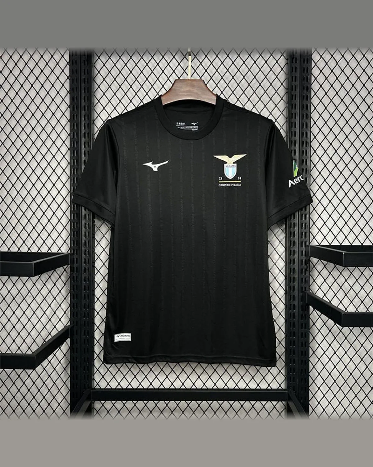 Lazio 2024/25 Lazio 50th Anniversary Black football jersey