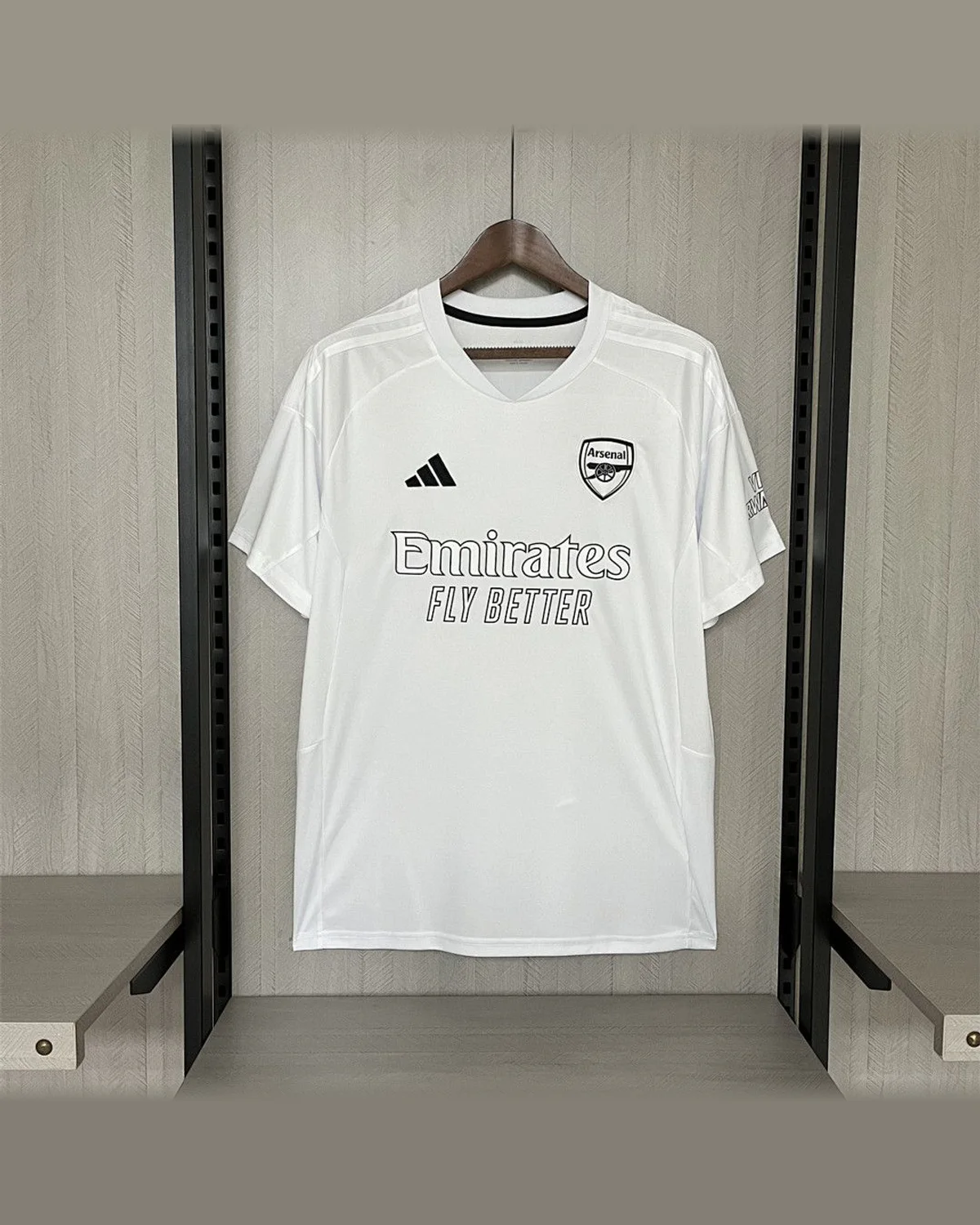 Arsenal 2024/25 Arsenal White football jersey