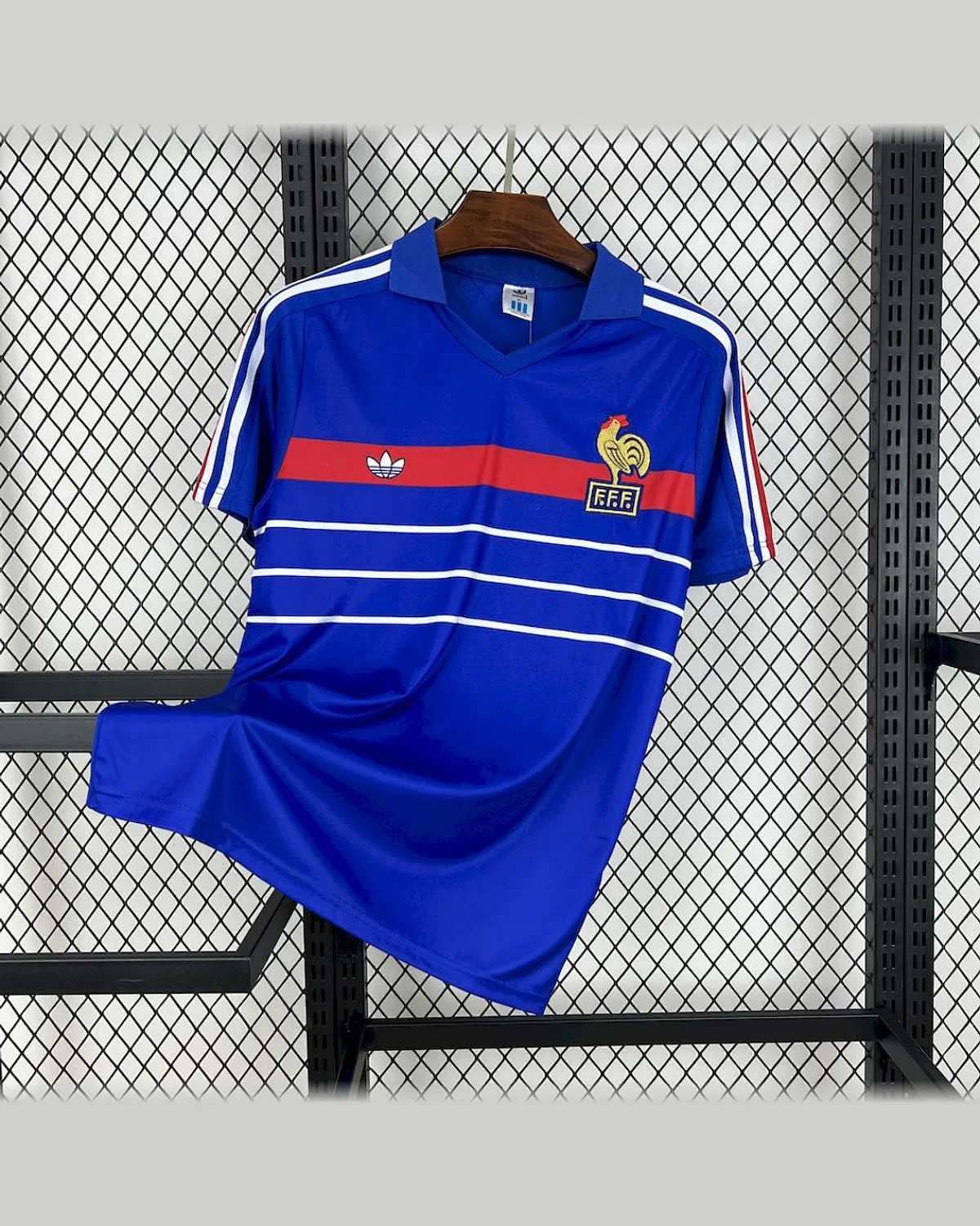 France Retro 1984 France Home Jersey football jersey