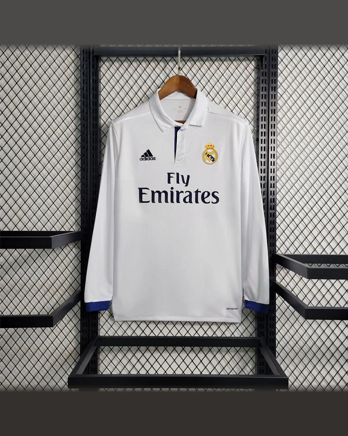 Real Madrid Retro 16/17 Real Madrid Main Long Sleeve football jersey
