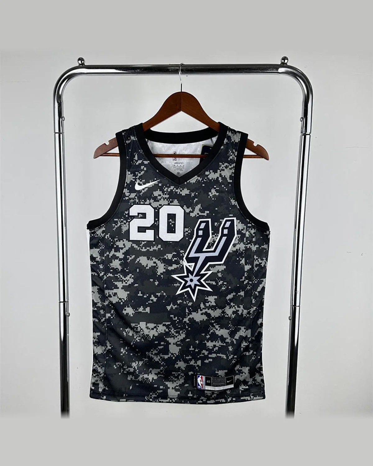 Tottenham Hotspur Tottenham Hotspur San Antonio Spurs V-Neck Camouflage Jersey GINOBILI#20 football jersey