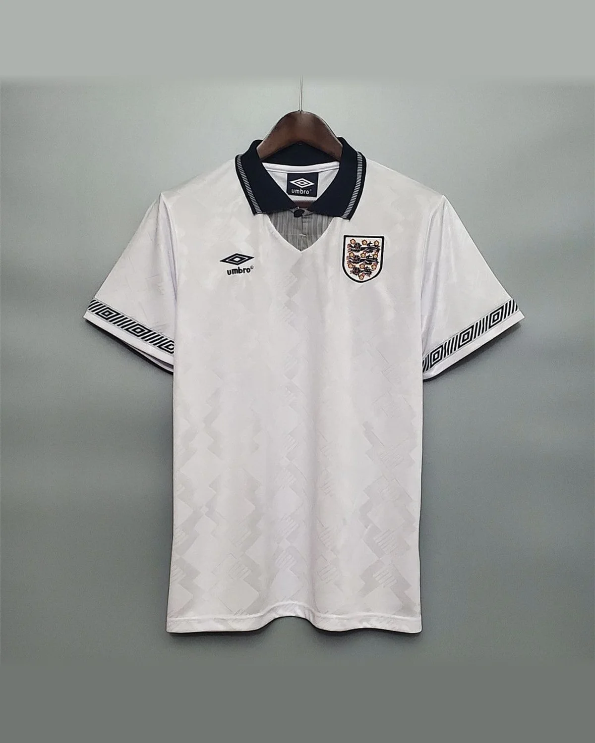 England Retro 1990 England Home football jersey