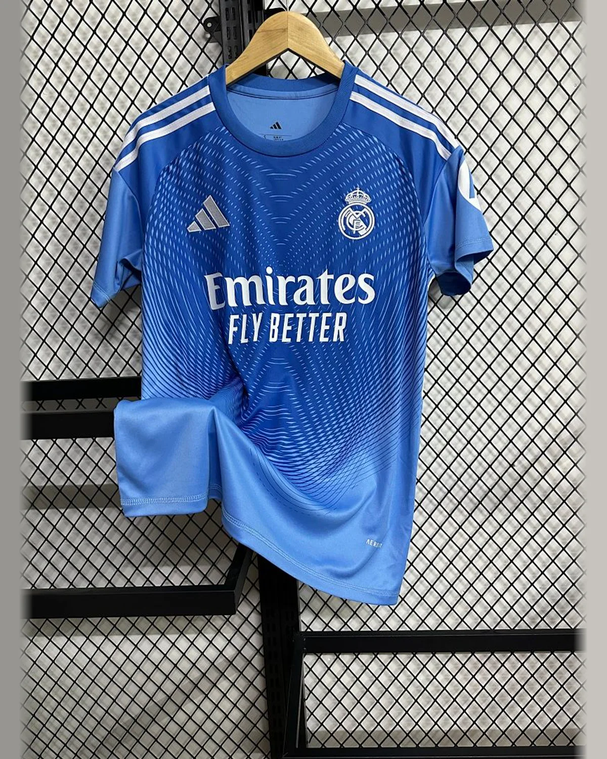 Real Madrid 2025/26 Real Madrid Goalkeeper Kit - Blue Edition football jersey