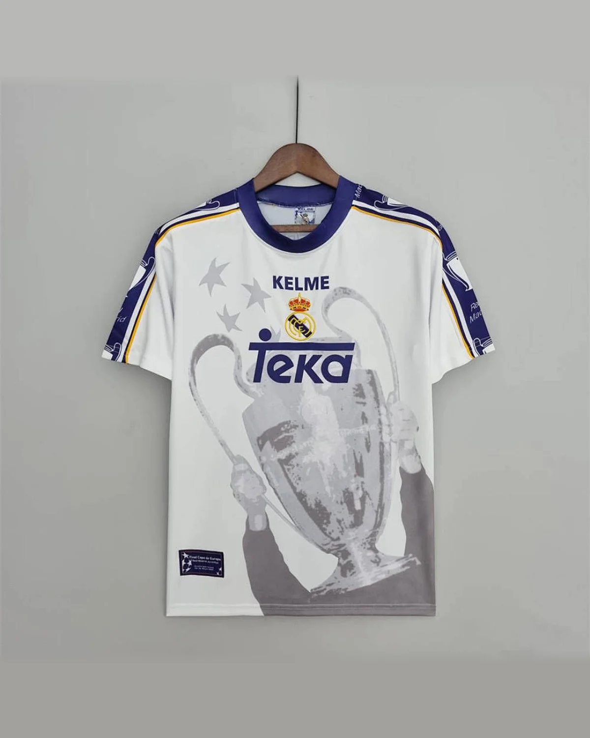 Real Madrid Retro 97/98 Real Madrid Champions League 7 Champions Commemorative Edition football jersey