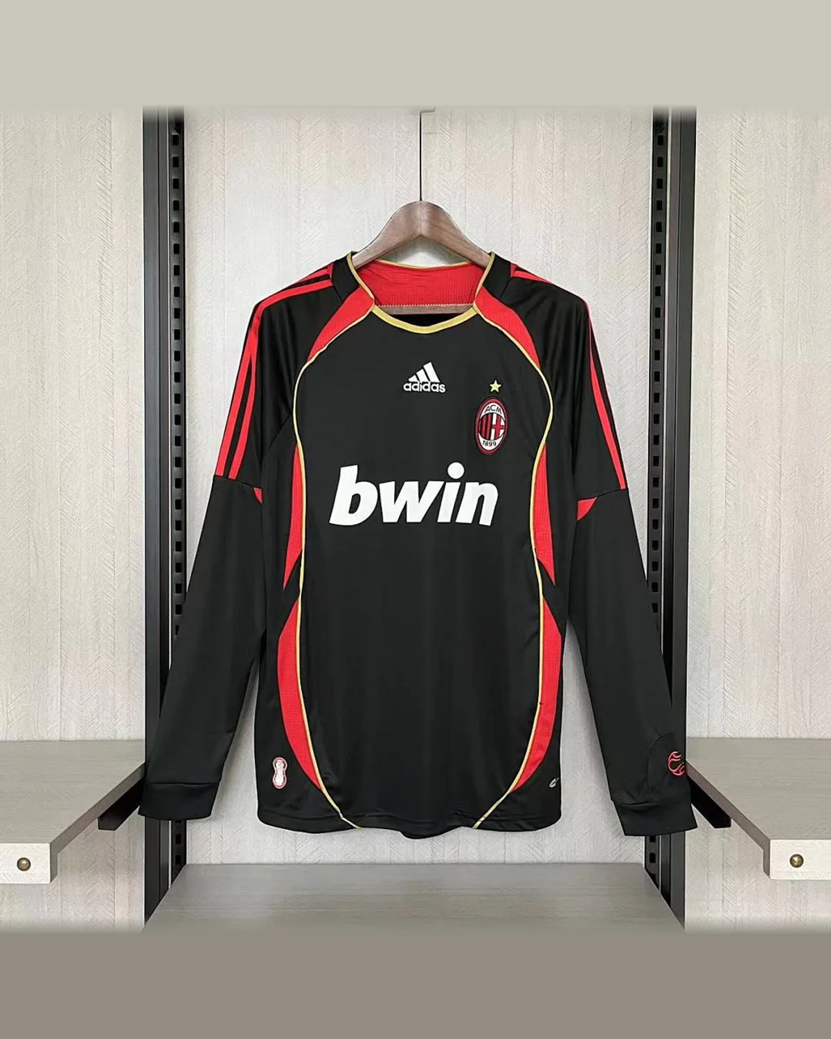 AC Milan Retro 06/07 Long Sleeve AC Milan III football jersey