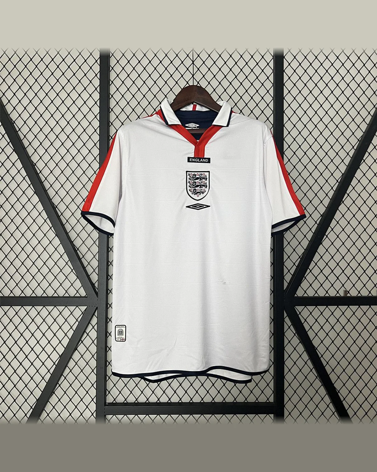 England Retro 2004 England Home football jersey