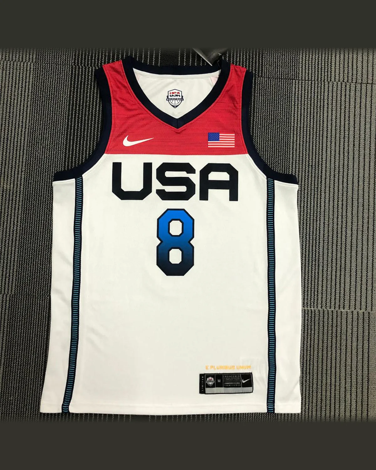 USA USA National White Jersey MIDDLETON#8 football jersey