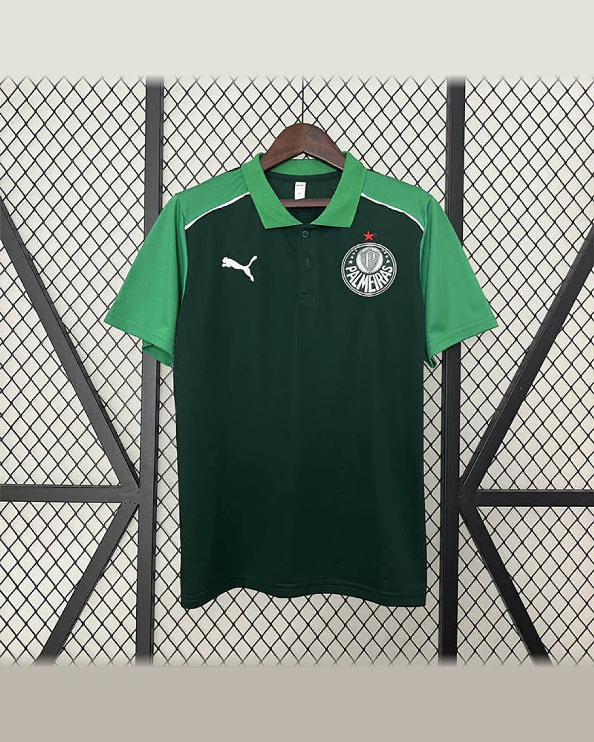 Palmeiras 2024/25 Polo Palmeiras Green football jersey