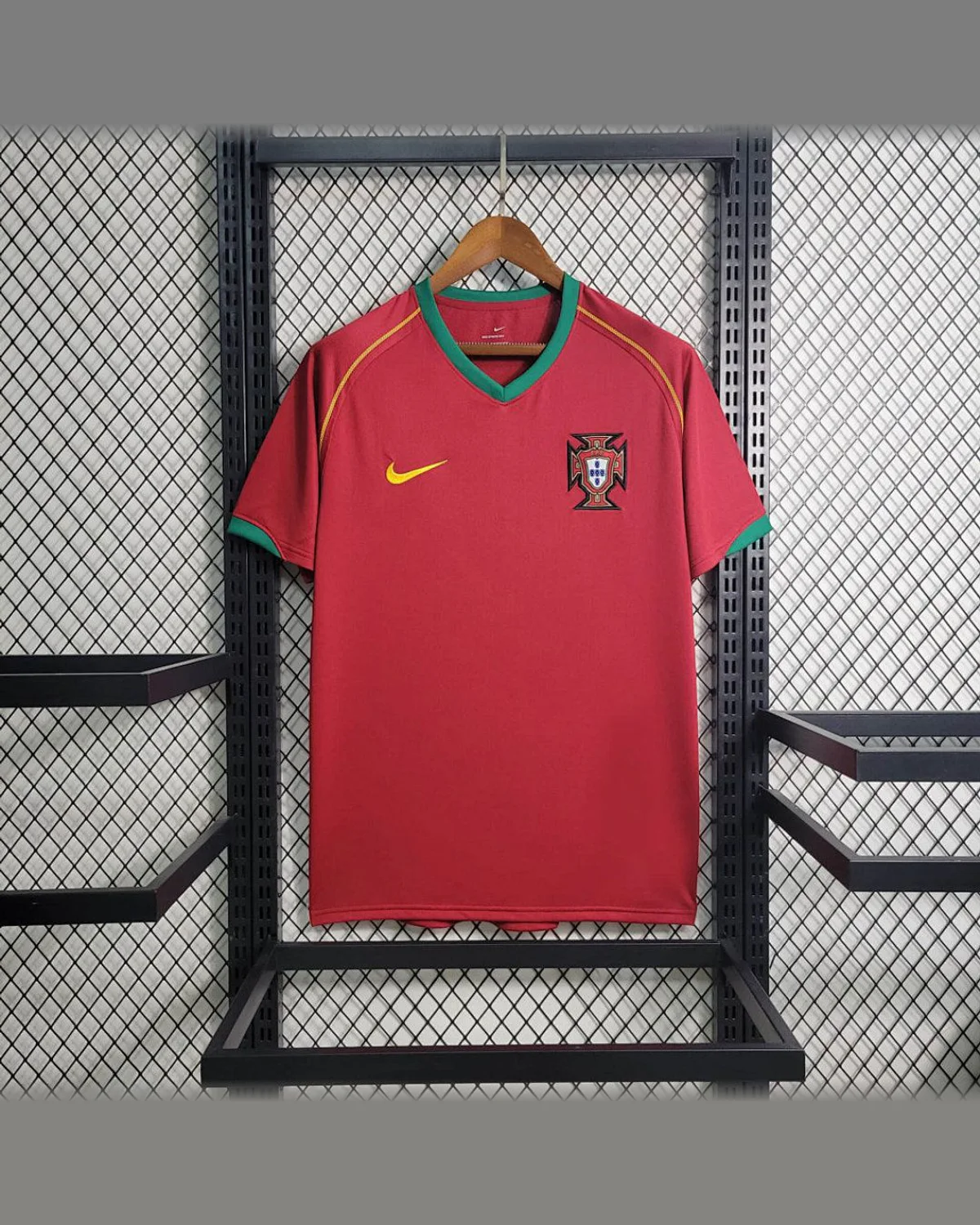 Portugal Retro 2006 Portugal Home football jersey