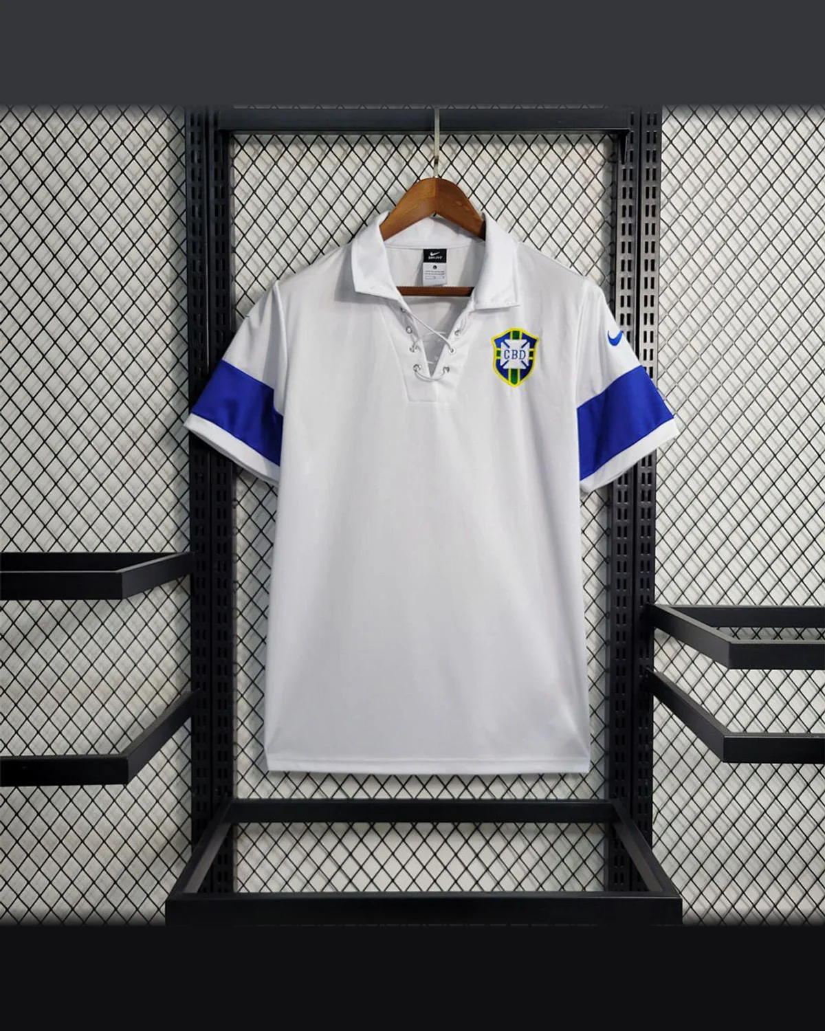 Brazil Retro 2004 Brazil White football jersey