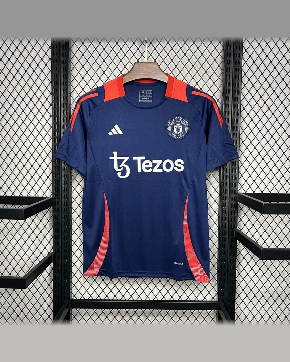 Manchester United 2024/25 Manchester United Dark Blue Pre-match Training Jersey football jersey