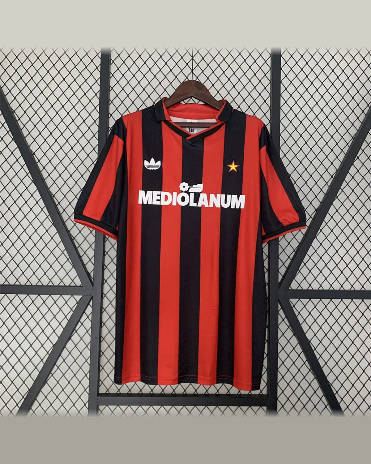 AC Milan Retro 90/91 AC Milan Home football jersey
