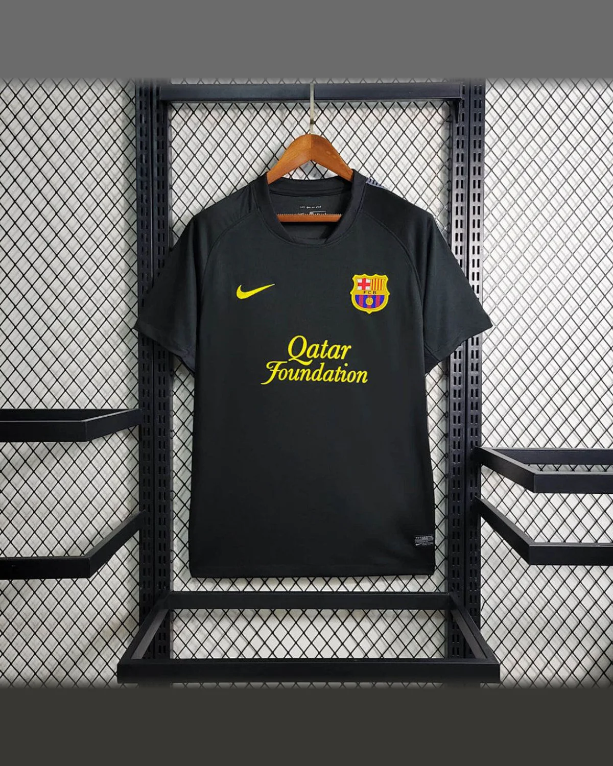 FC Barcelona Retro 11/12 Barcelona Black Away football jersey