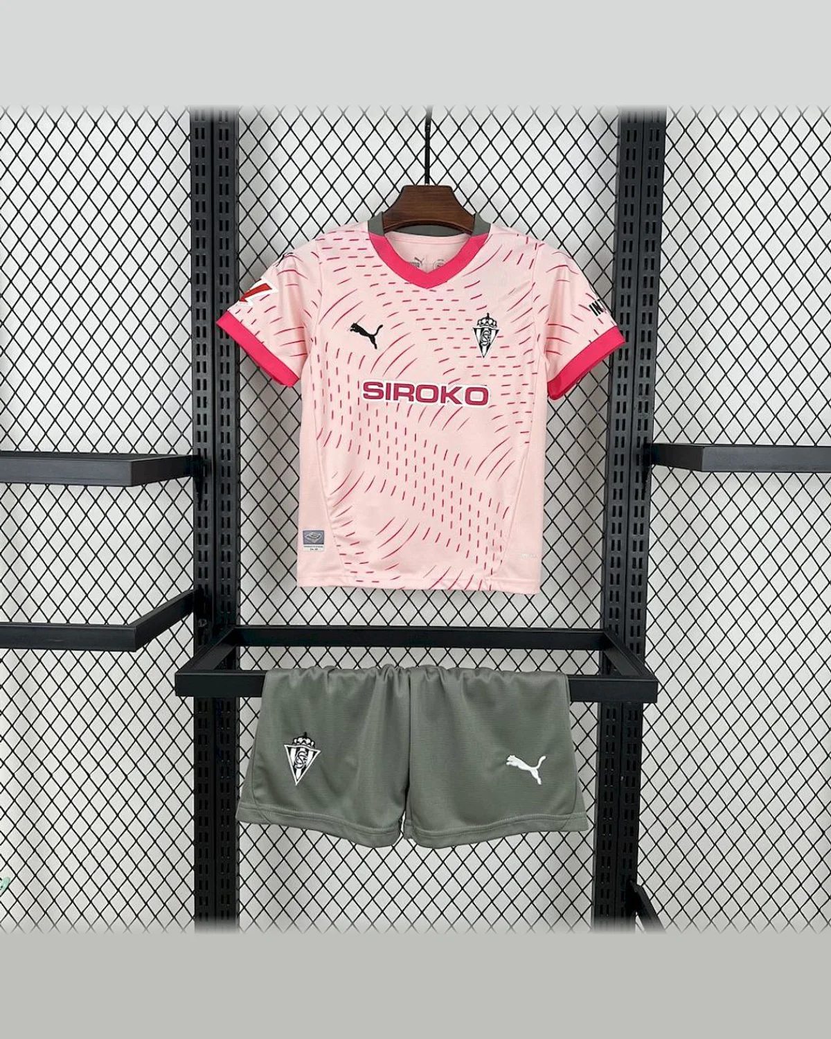 Sporting CP 2024/25 Kids Kit Sporting De Gijon Third football jersey