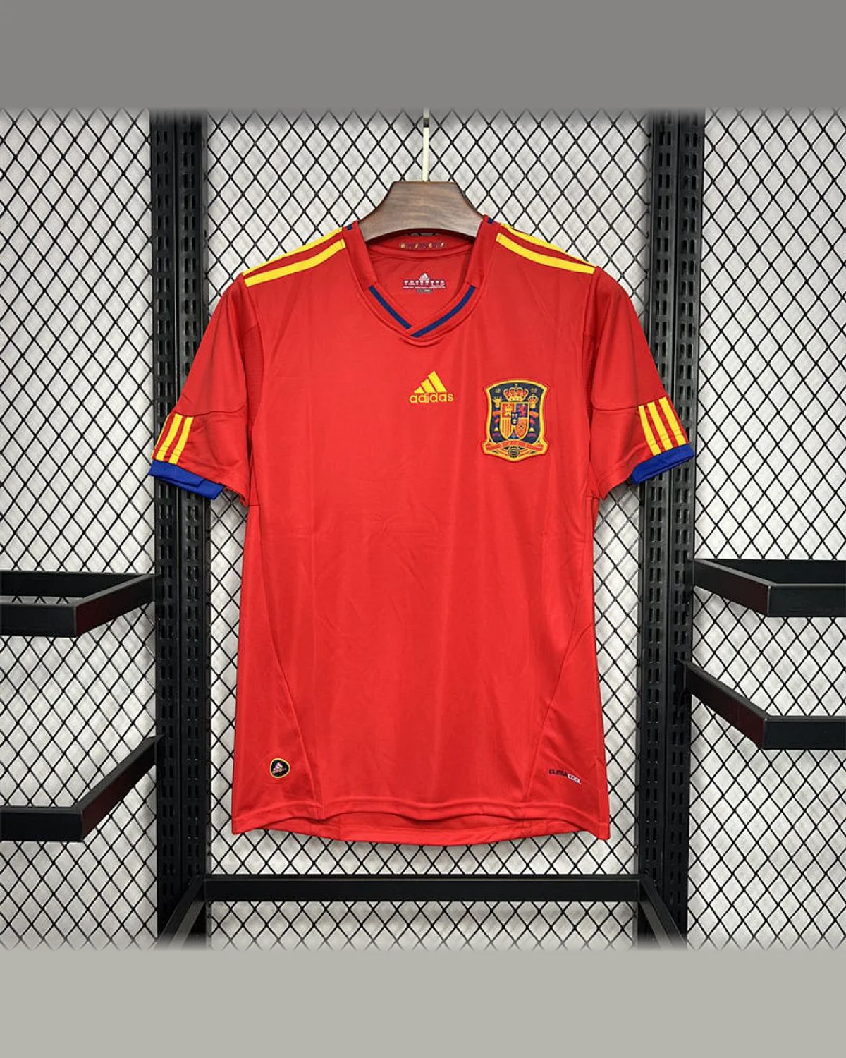 Spain Retro 2010 Spain Home football jersey