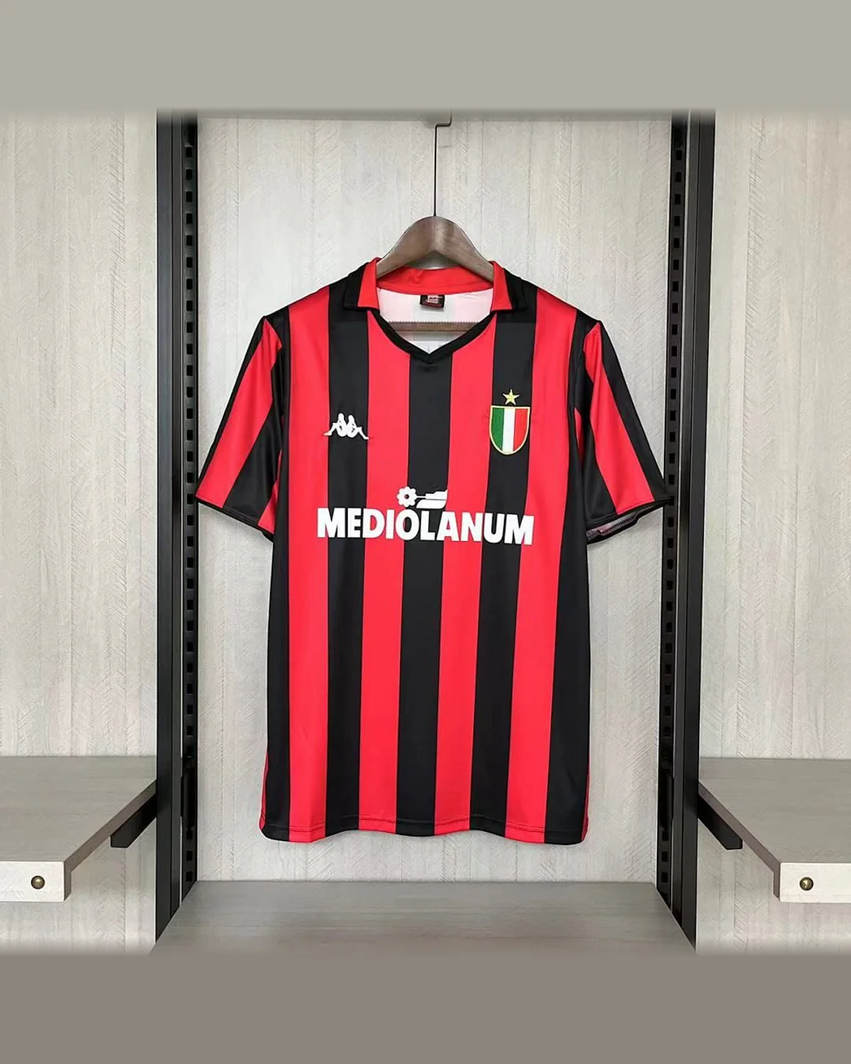 AC Milan Retro 89/90 AC Milan Home football jersey