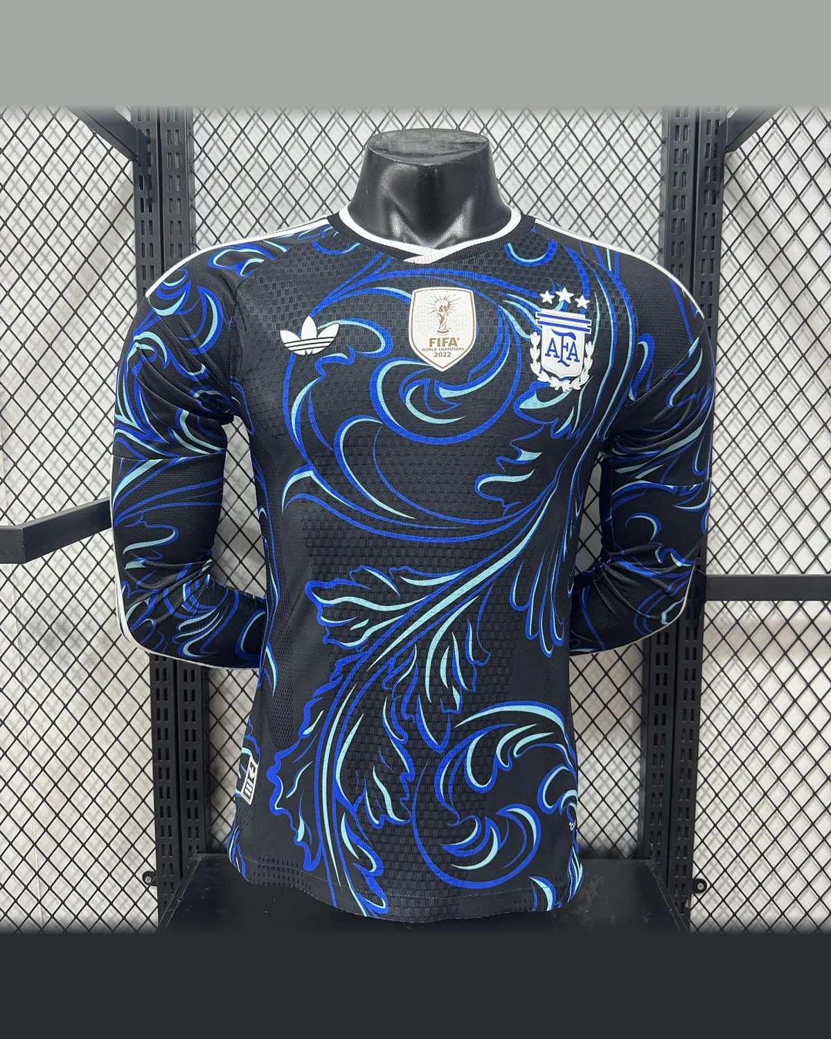 Argentina 26 Argentina Away Long Sleeve - Player Version football jersey
