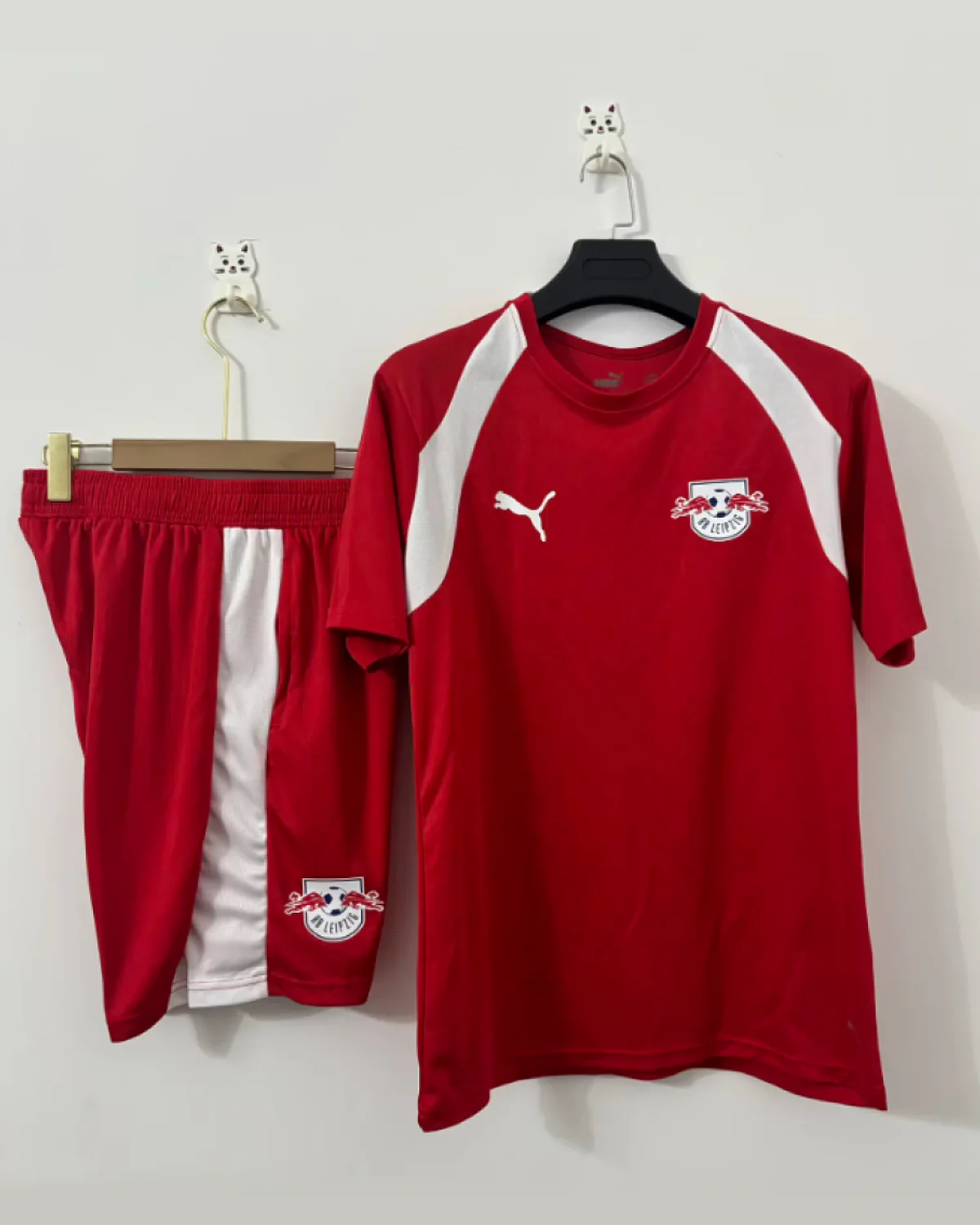 RB Leipzig RB Leipzig Red Short-Sleeve Training Jersey football jersey