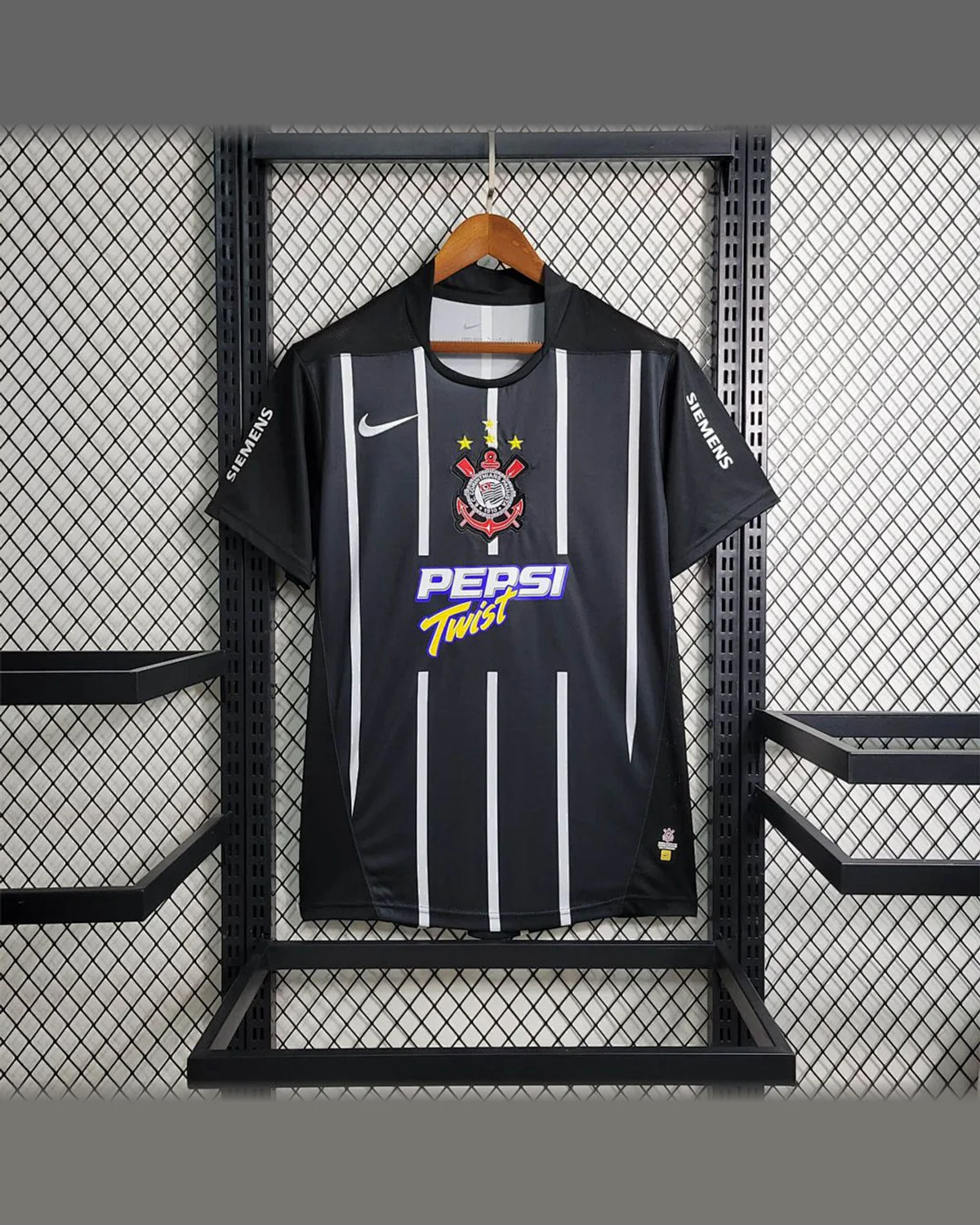 Corinthians Retro Version 2004 Corinthians Away football jersey