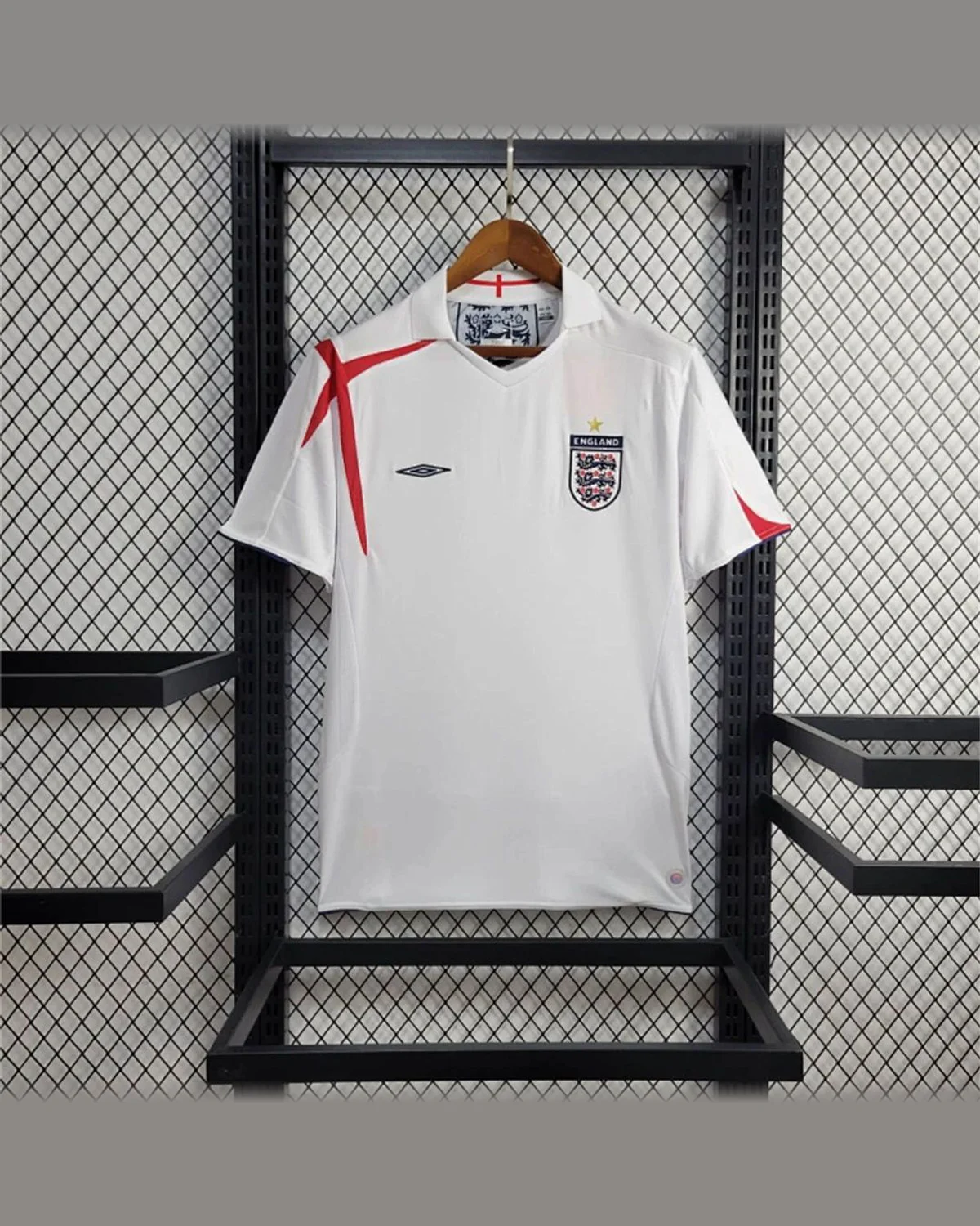 England Retro 2006 England home football jersey
