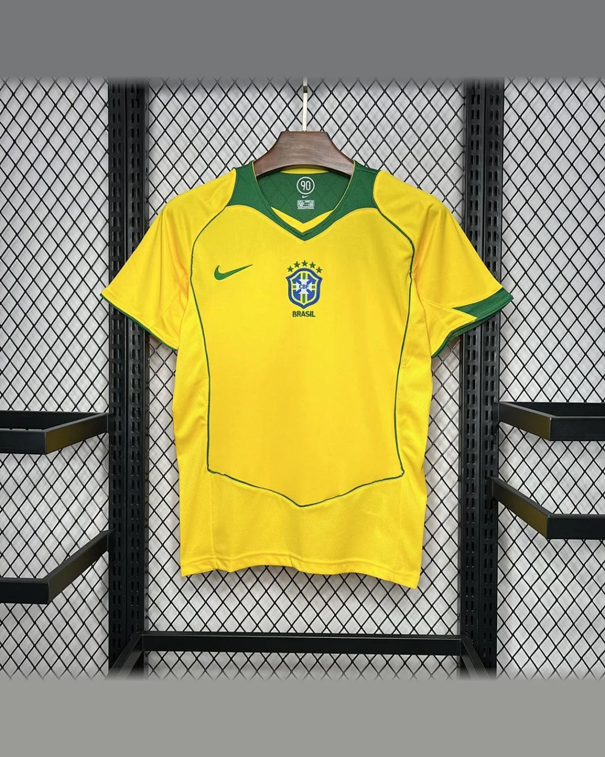Brazil Retro 2004/06 Brazil HomeS-XXL football jersey