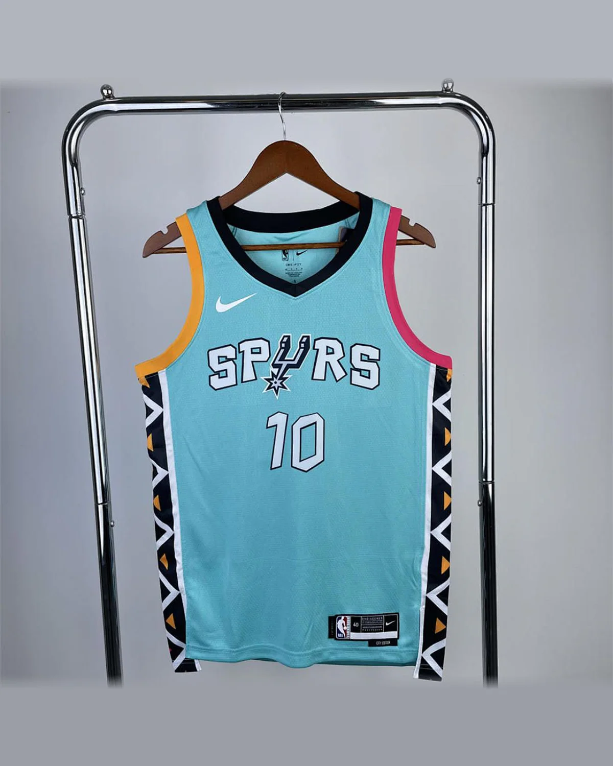 Tottenham Hotspur Tottenham Hotspur San Antonio Spurs V-Neck Cyan Jersey SOCHAM#10 football jersey