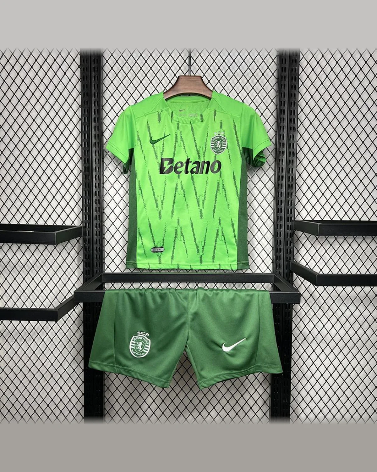 Sporting CP 2024/25 Sporting CP Thirds Away Kids Kit football jersey