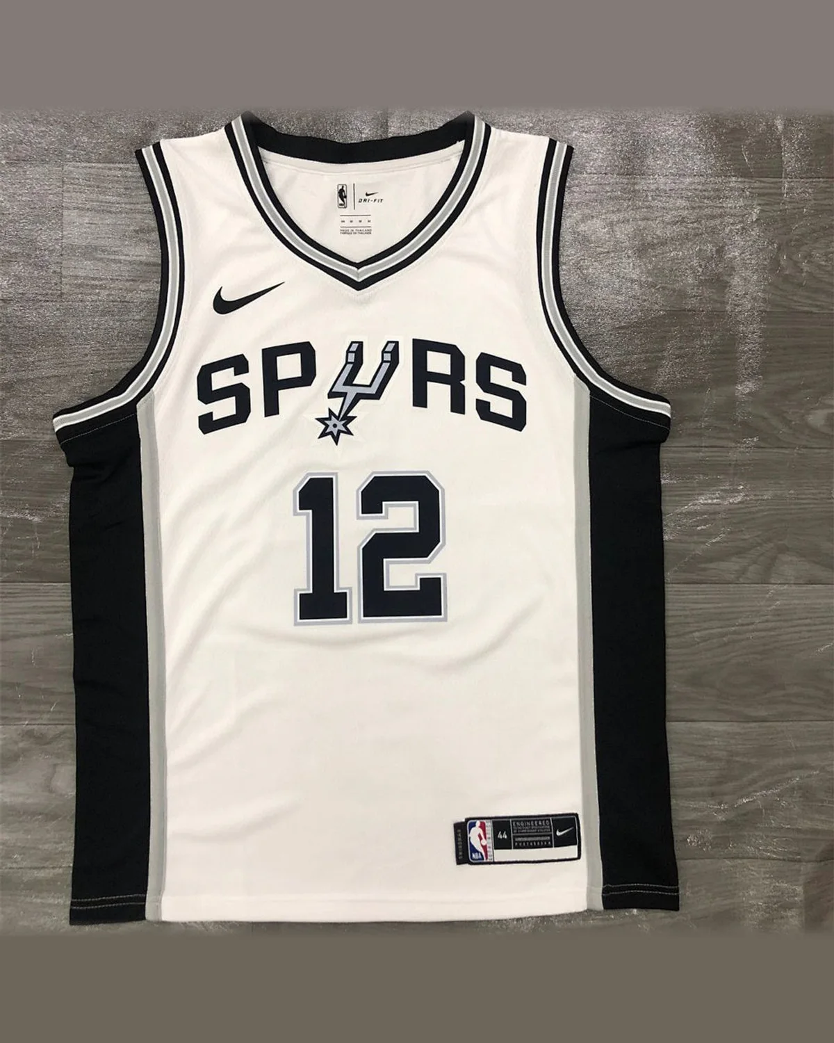 Tottenham Hotspur Tottenham Hotspur San Antonio Spurs V-Neck White Jersey ALDRIDGE#12 football jersey