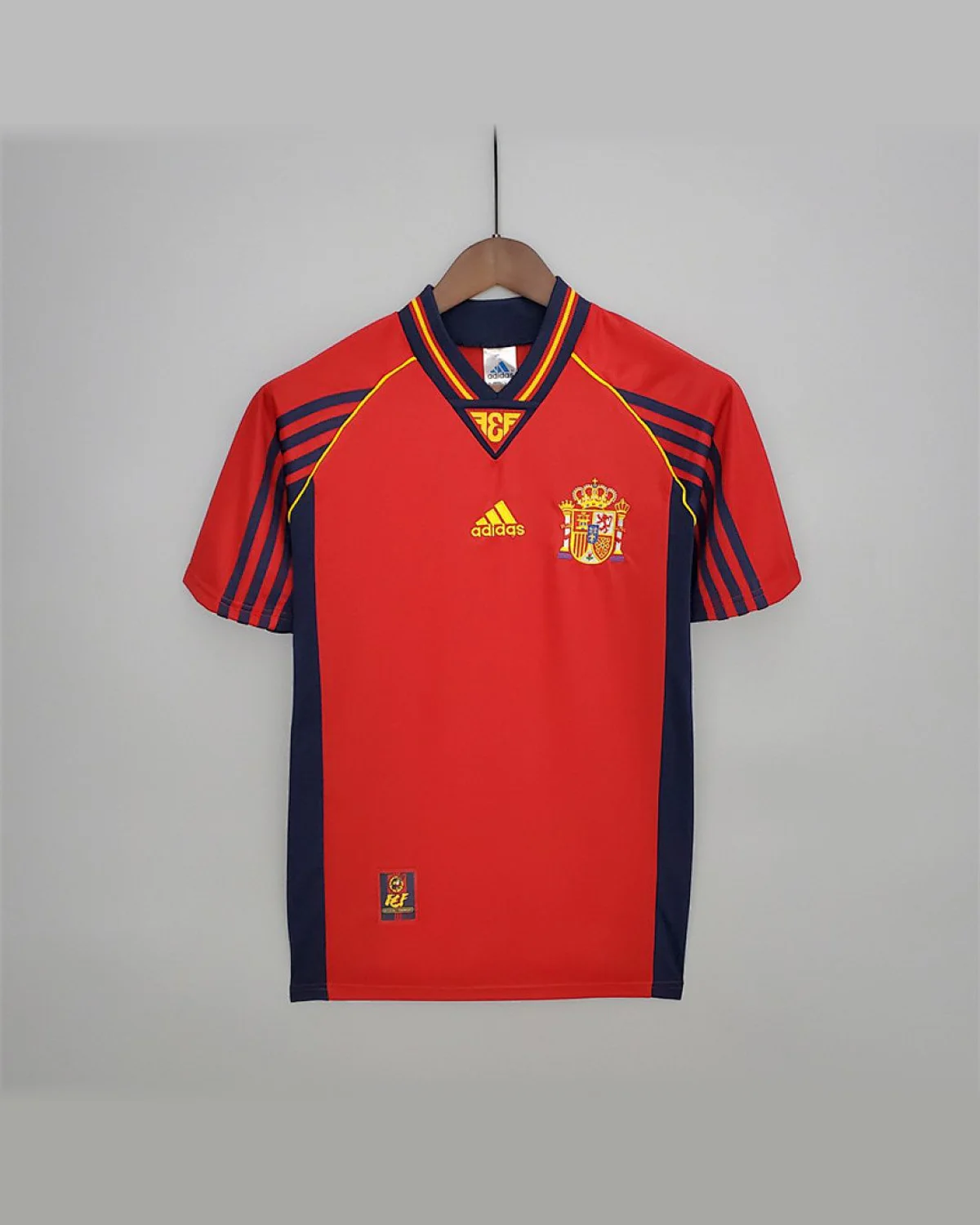 Spain Retro 1998 Spain Home football jersey