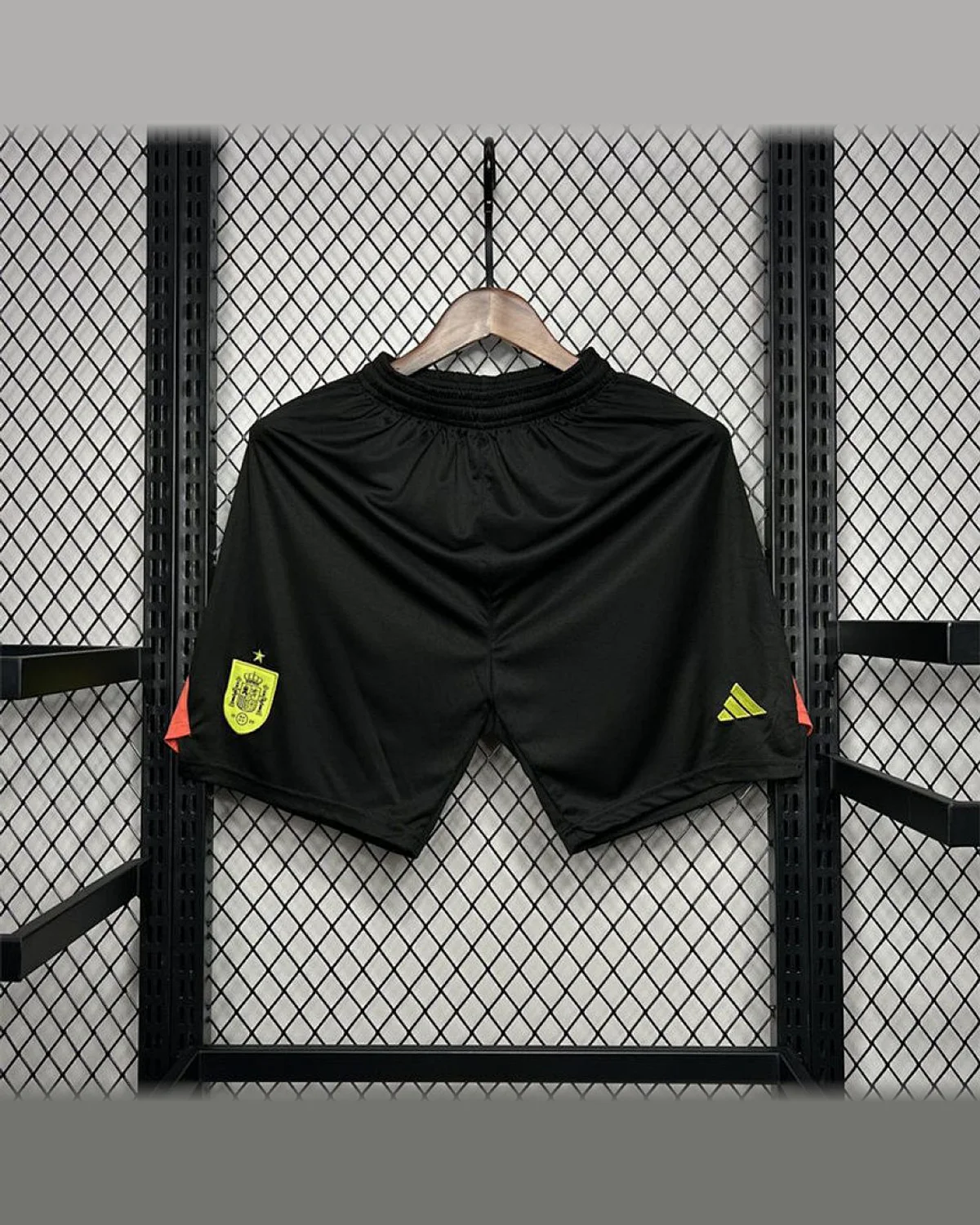 Spain 2024/25 Spain Euro Goalkeeper Uniform Shorts football jersey
