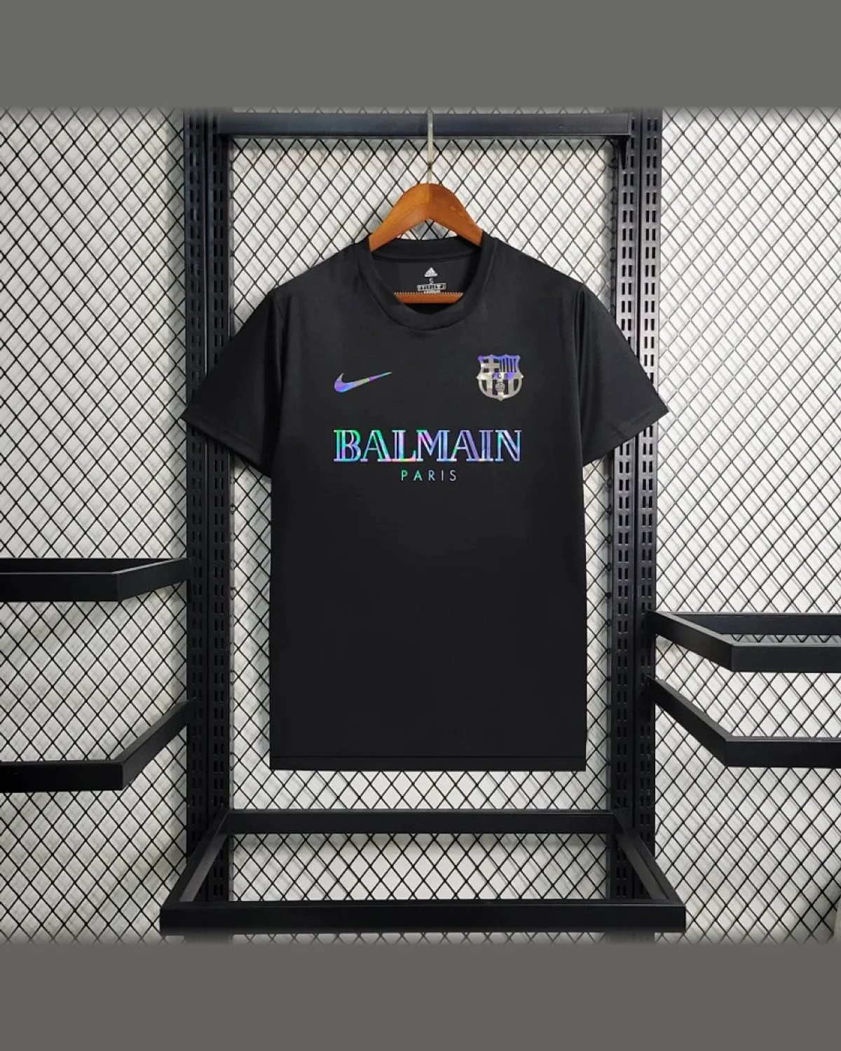 FC Barcelona 2024/25-Barcelona-Black-Casual-Shirt Jersey football jersey