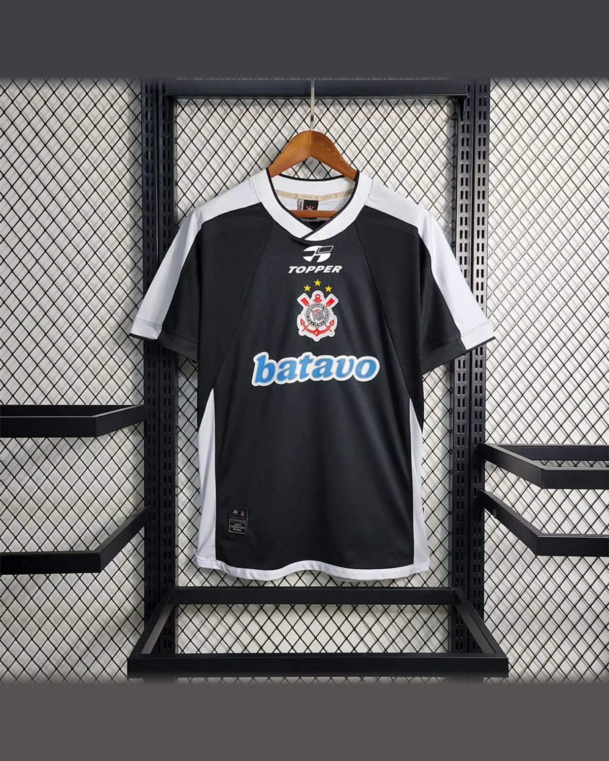 Corinthians Retro Version 2000 Corinthians Away football jersey