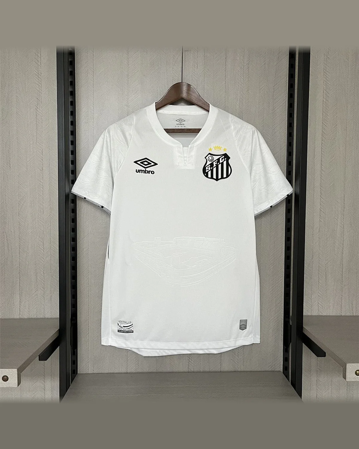 Santos 2024/25 Santos Home All Sponsors football jersey